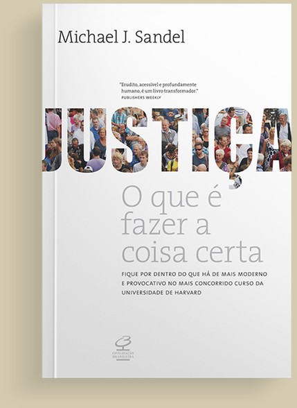 Capa de Justiça: o que é fazer a coisa certa?, de Michael Sandel