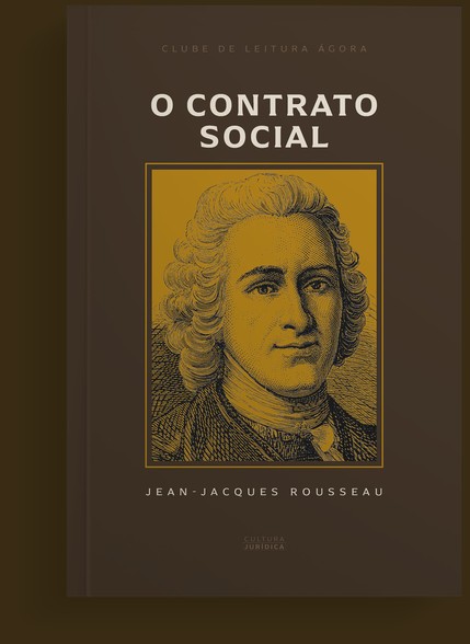 Capa de O Contrato Social, de Jean-Jacques Rousseau
