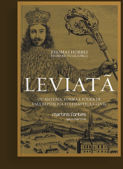 Capa de O Leviatã, de Thomas Hobbes