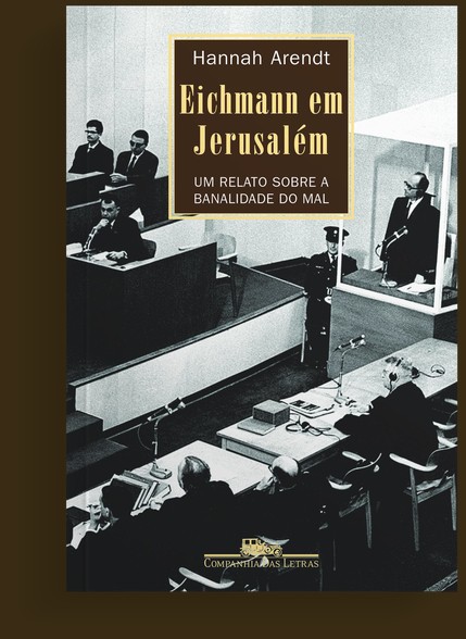 Capa de Eichmann em Jerusalém, de Hannah Arendt